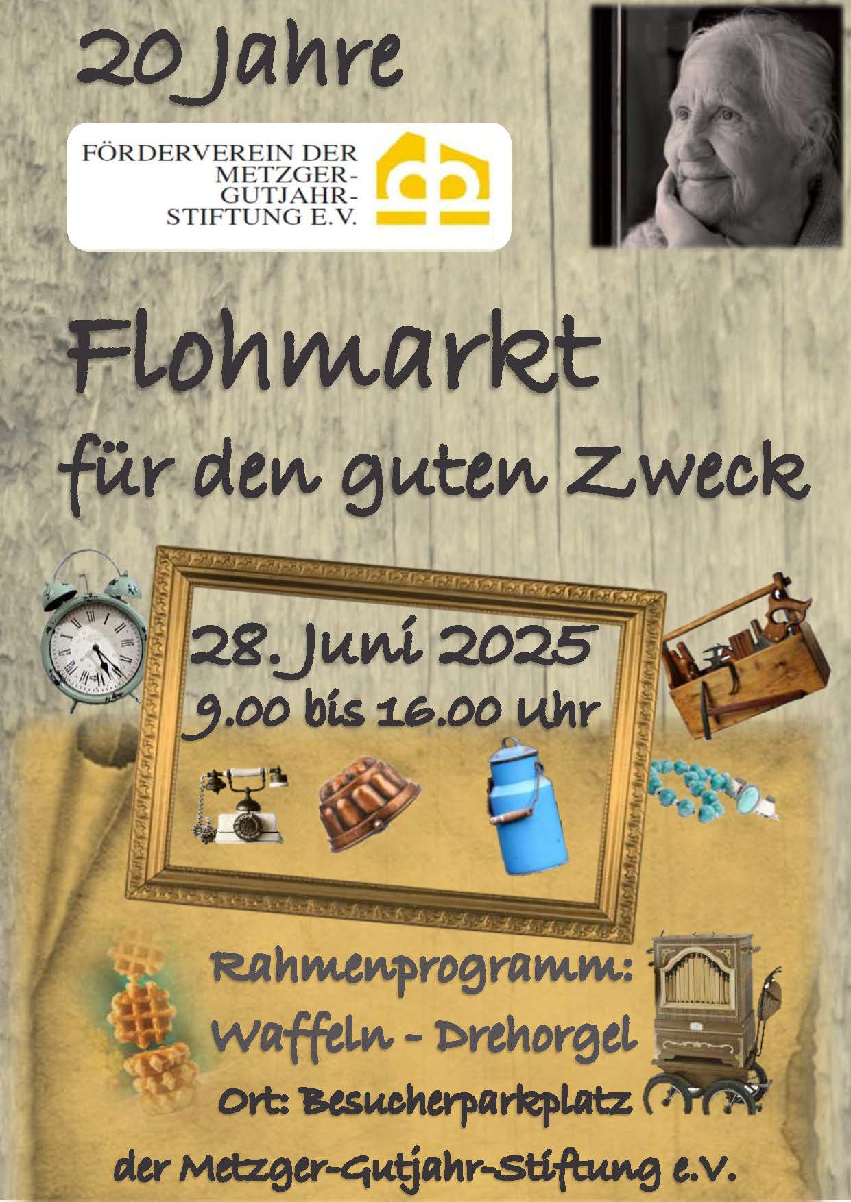 Plakat Flohmarkt 2025